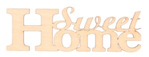 Drewniany napis SWEET HOME