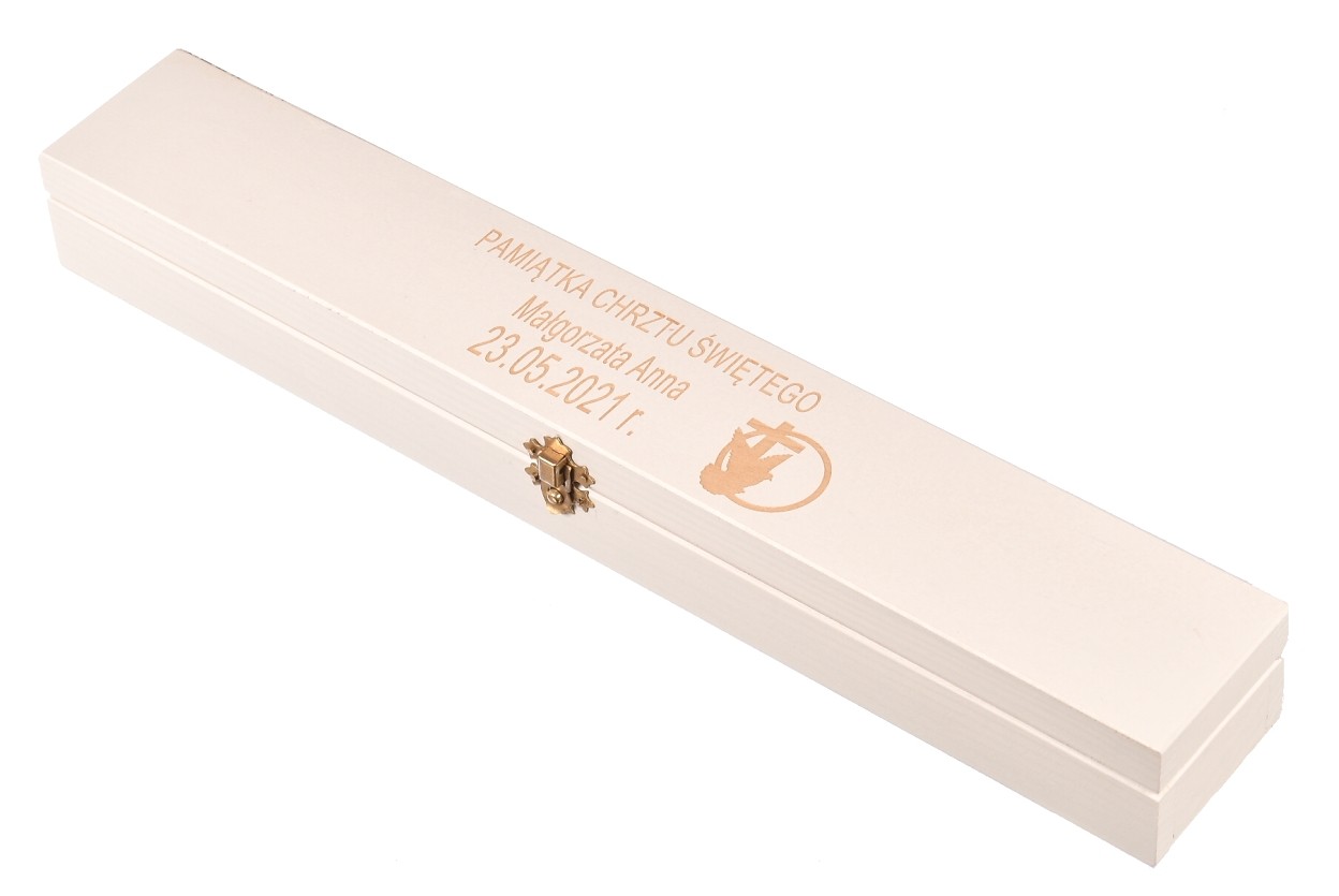 Pamiątka Pierwszej Komunii Świetej pudełko na świecę