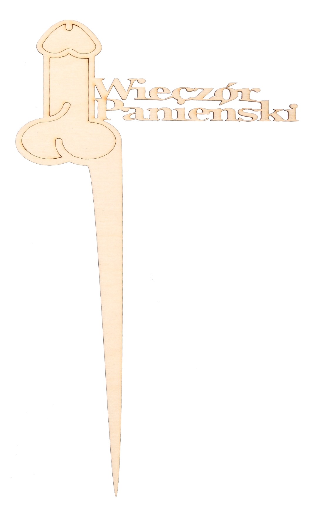Topper drewniany Wieczór Panieński