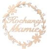 Drewniany topper z napisem Kochanej Mamie