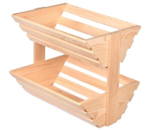 Podwójna skrzynka na warzywa owoce i kwiaty regał