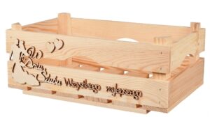 Drewniana skrzynka na prezent dla Pary Młodej Ślub Wesele