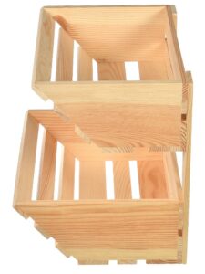 Podwójna skrzynka na warzywa owoce i kwiaty regał