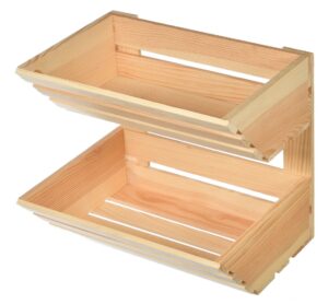 Podwójna skrzynka na warzywa owoce i kwiaty regał