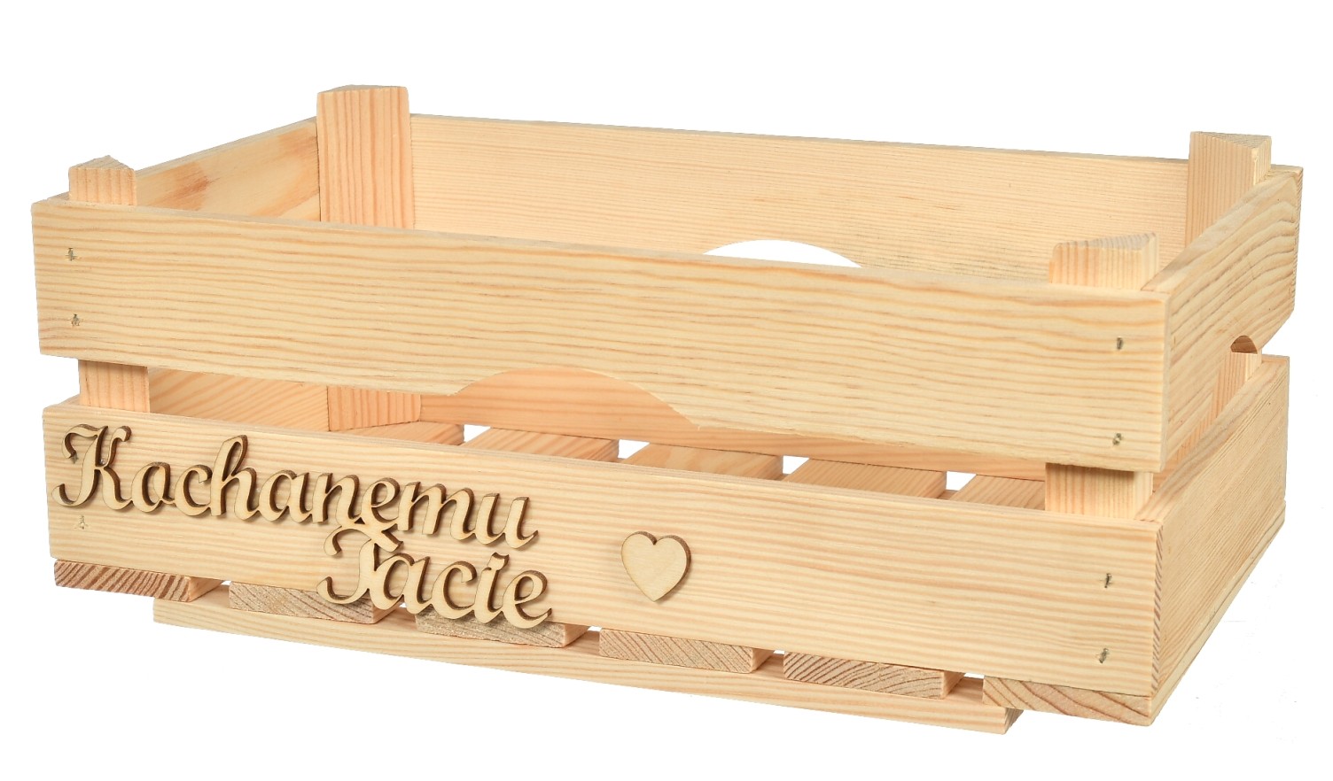 Drewniana skrzynka prezentowa dla Taty