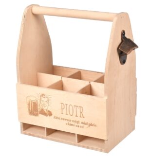 Nosidło na piwo z otwieraczem na prezent grawer