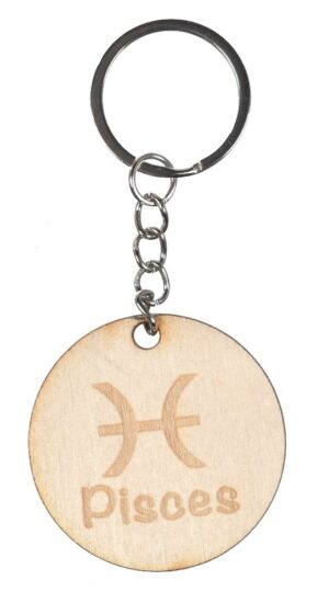 Brelok drewniany znaki zodiaku