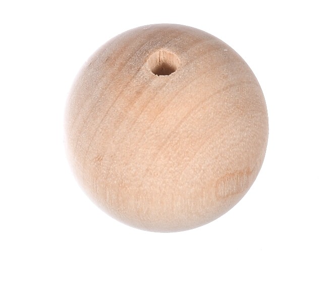 KORALIK DREWNIANY KULKA 35MM DREWNO