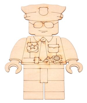 DEKOR DREWNIANY POLICJANT