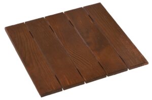 Drewniana podstawka pod doniczkę brązowa