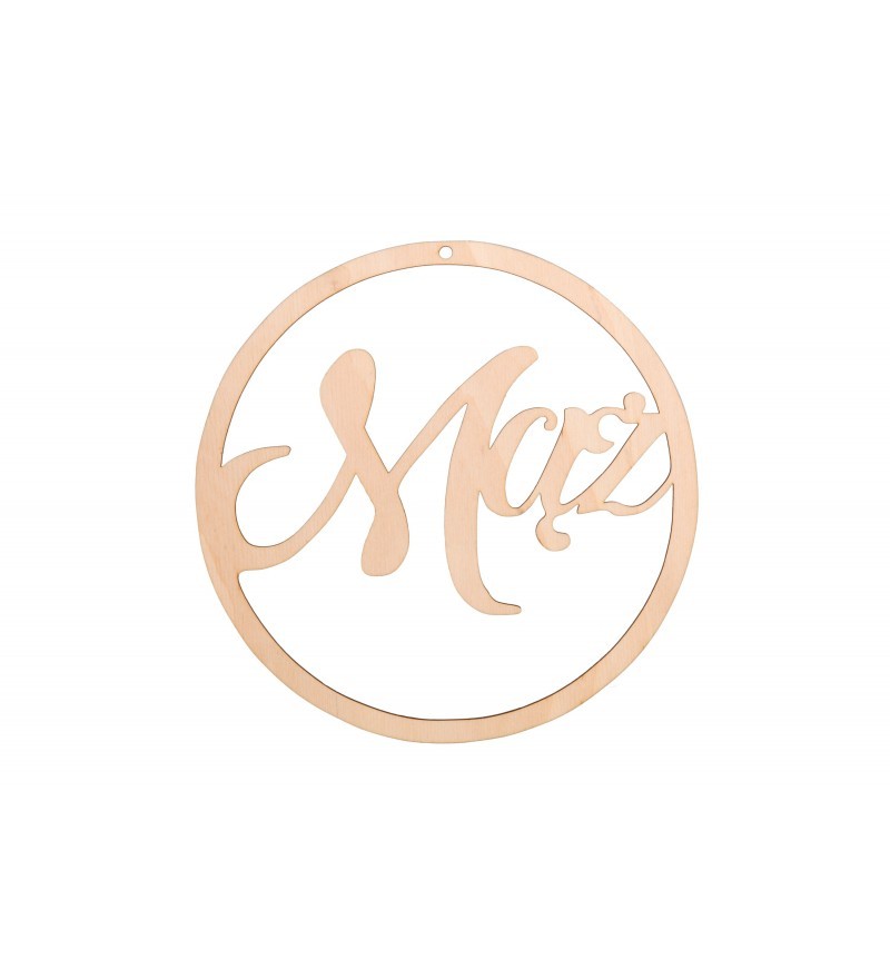 KOŁA ślub MĄŻ ŻONA 2SZT 20 cm