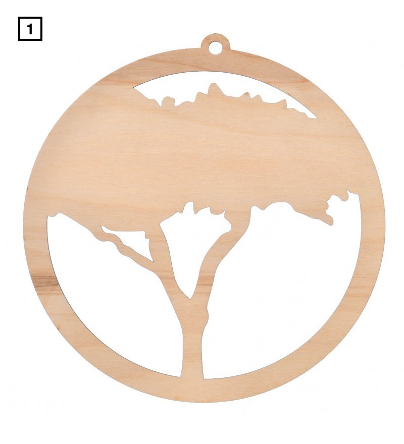 Drewniana baza do makramy drzewo