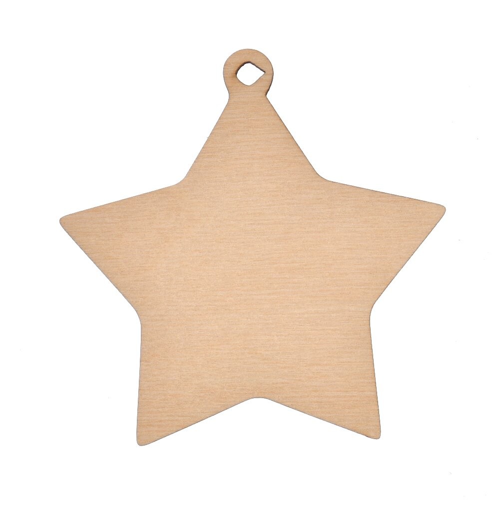 Gwiazda zawieszka gwiazdka drewniana