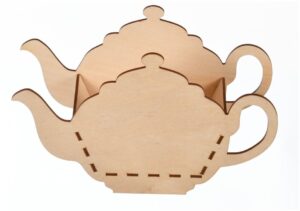 Drewniany pojemnik na herbatę