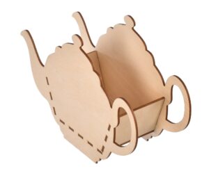 Drewniany pojemnik na herbatę