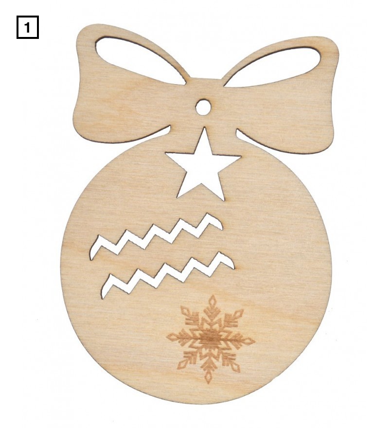 Zawieszka na choinkę grawer