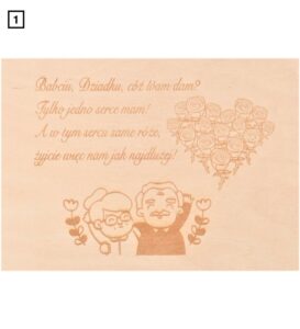 Pudełko na herbatę Dzień Babci i Dziadka prezent