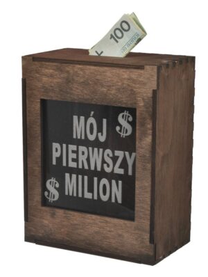 Skarbonka z grawerem na prezent