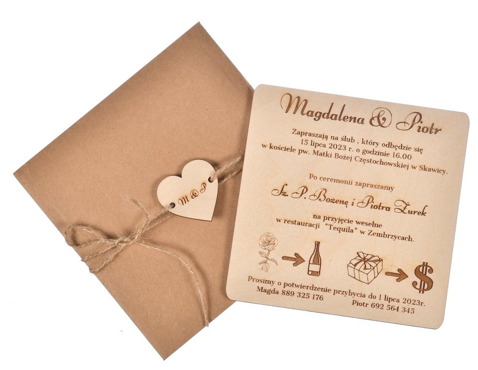 Zaproszenie na Ślub