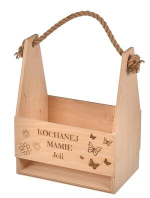 Prezent dla mamy nosidło na kwiaty