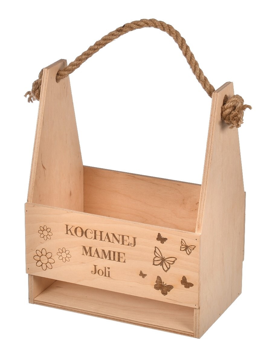 Prezent dla mamy nosidło na kwiaty