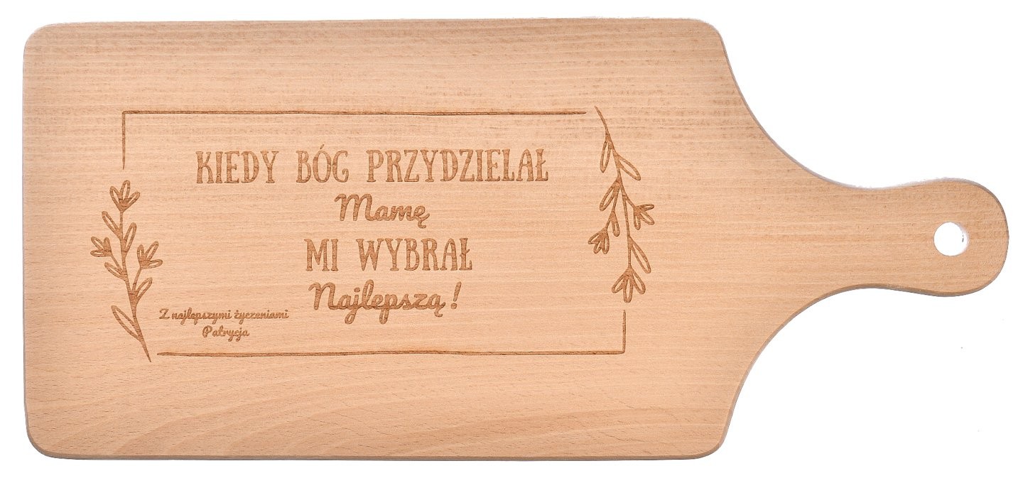 Prezent dla Mamy Dzień Matki deska z grawerem