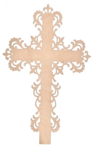 Krzyż drewniany na ścianę dewocjonalia