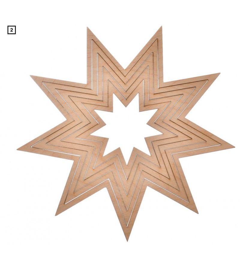 Makrama na ścianę dekoracja gwiazda