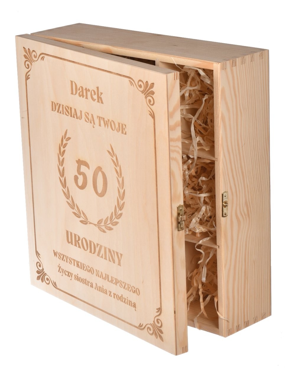 Pudełko na karafkę prezent na urodziny