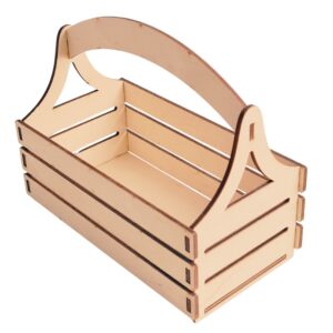 Drewniany koszyczek na prezenty