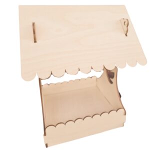 Karmnik drewniany dla ptaków