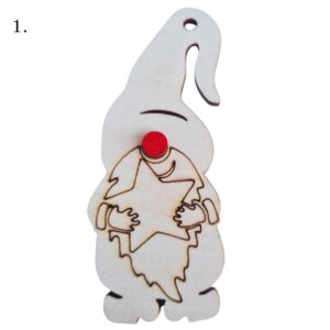 Skrzat drewniany zawieszka na choinkę