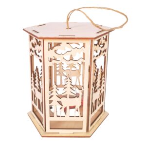 Lampion adwentowy drewniany na roraty