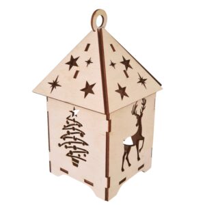 Lampion adwentowy drewniany na roraty