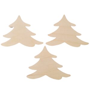 Choinka scrapki z sklejki komplet