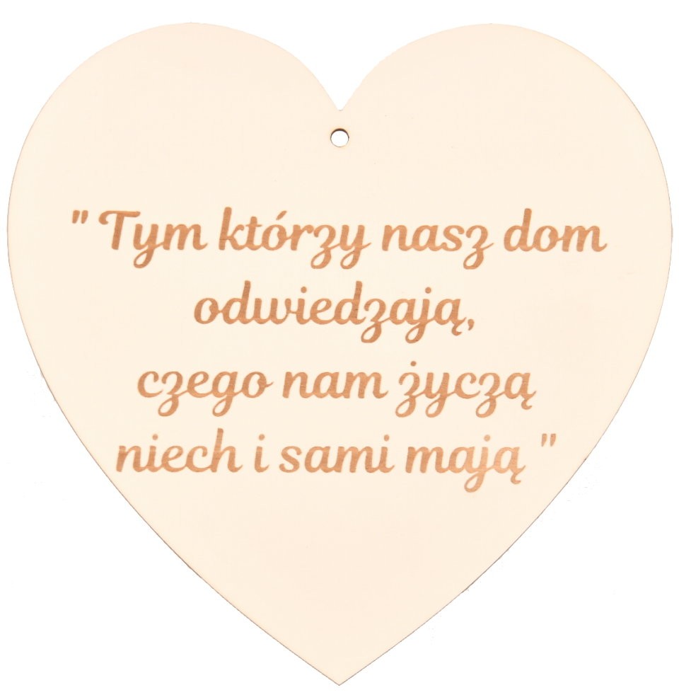 Drewniana tabliczka na drzwi grawer