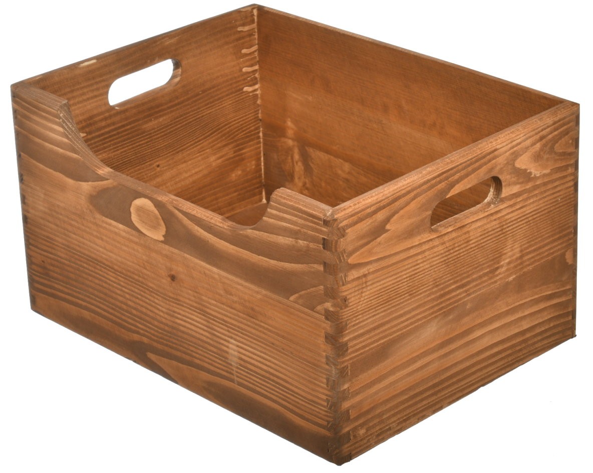 Pudełko drewniane skrzynka pojemnik 40x30cm