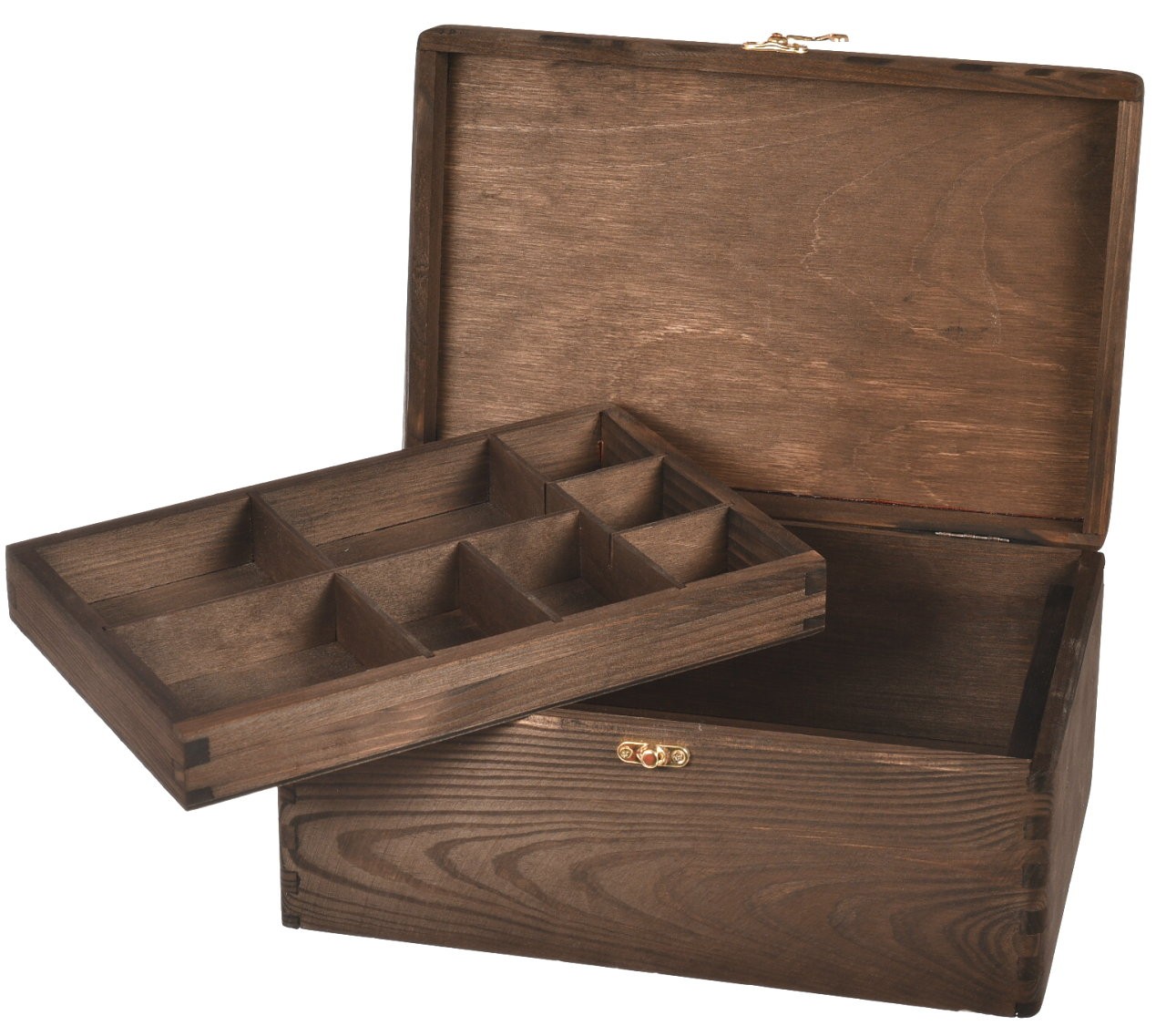 Pudełko drewniane na biżuterię