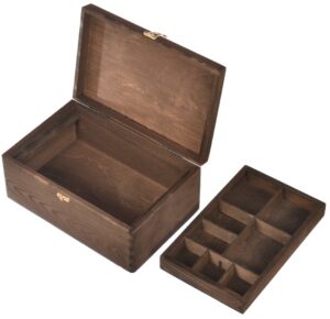Pudełko drewniane na biżuterię