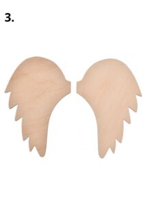 Skrzydła drewniane skrzydełka do makramy