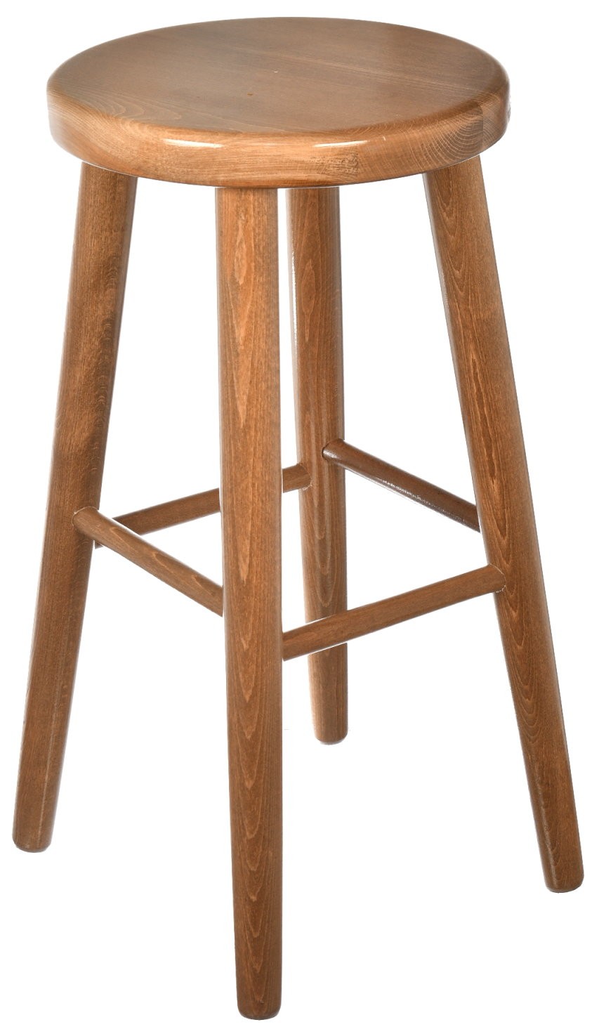 Drewniane krzesło barowe