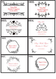 Drewniane pudełko na zdjęcia pamiątka ślubu