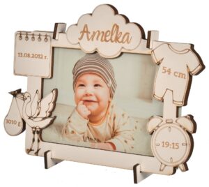 Metryczka ramka na zdjęcie