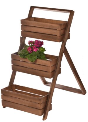 Drewniany Kwietnik ogrodowy