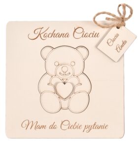 Czy zostaniesz moją chrzestną zaproszenie