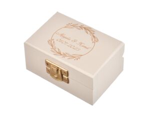 Pudełko na pendrive z grawerem pamiątka ślubu