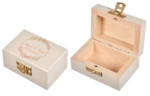 Pudełko na pendrive z grawerem pamiątka ślubu