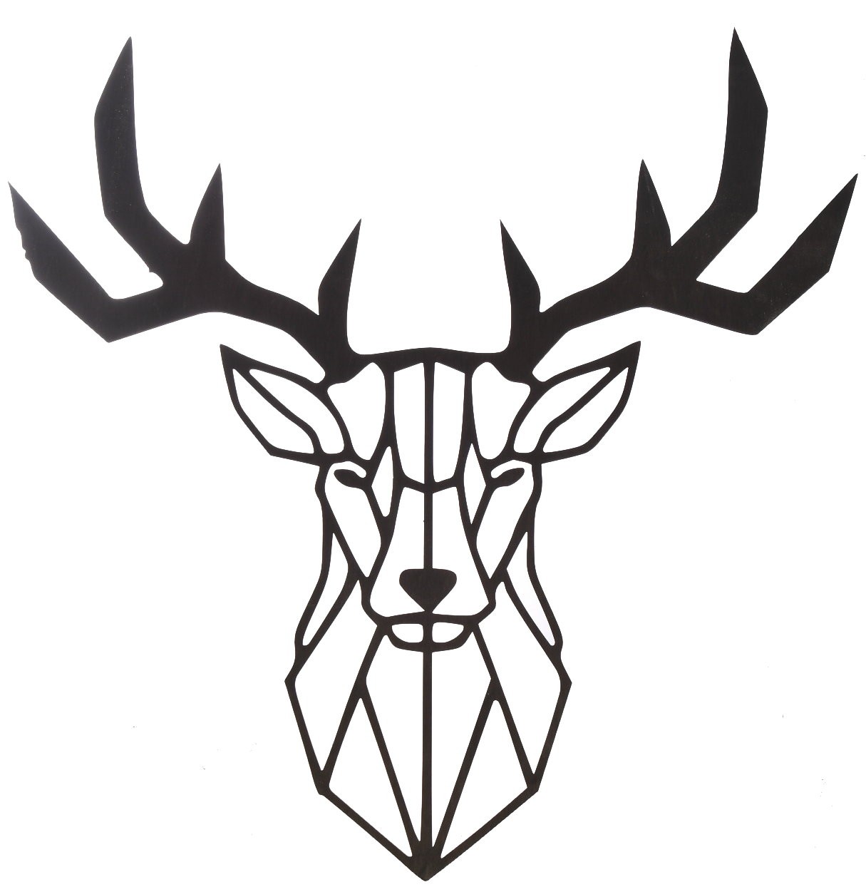 Jeleń geometryczny dekoracja ścienna