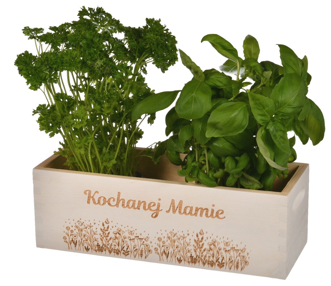Prezent na Dzień Matki skrzynka drewniana