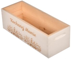 Prezent na Dzień Matki skrzynka drewniana